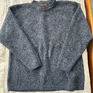 Woolrich Women's Gray/blue Crew Neck Sweater